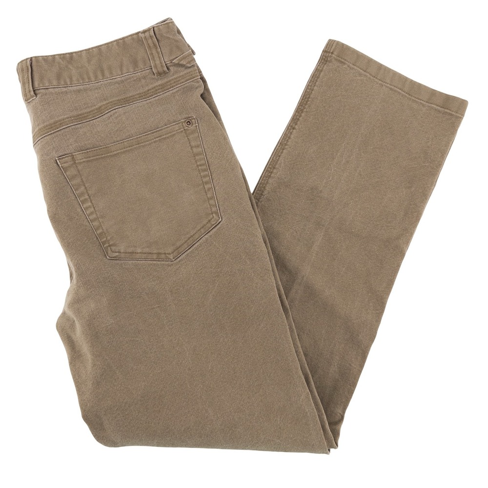 Duck Camp Mens 34R Brush Pants Brown Cordura Blend Stretch Rugged Hunting Field